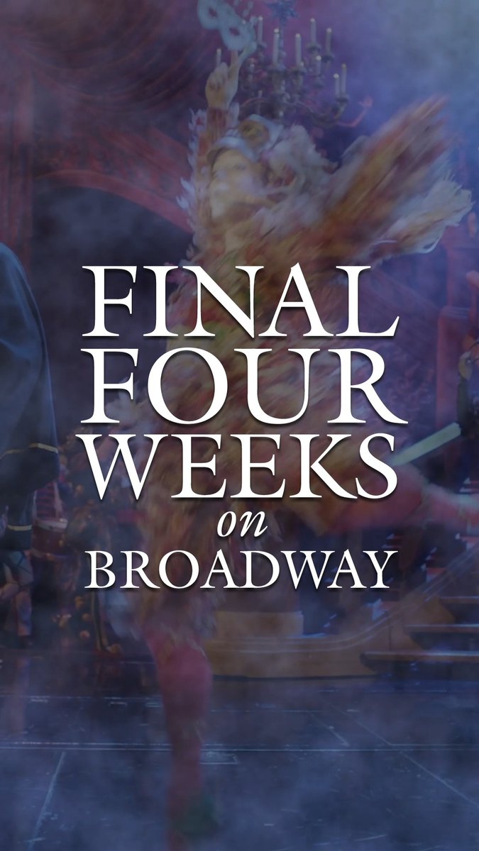 Four weeks left to experience #PhantomBroadway ❤️