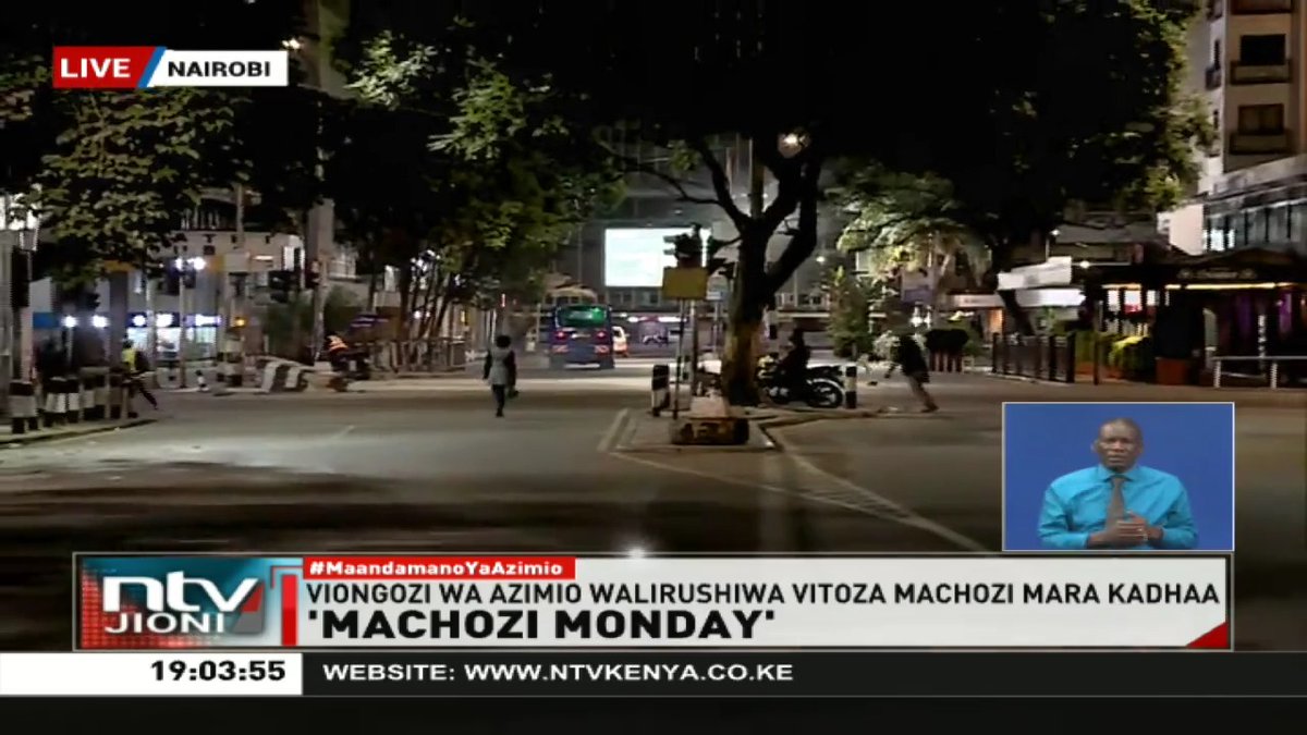 'Machozi Monday' Jiji la Nairobi lasalia mahame baada ya #maandamano yaliyoongozwa na Raila Odinga. #NTVJioni Lofty Matambo Ibrahim Karanja.