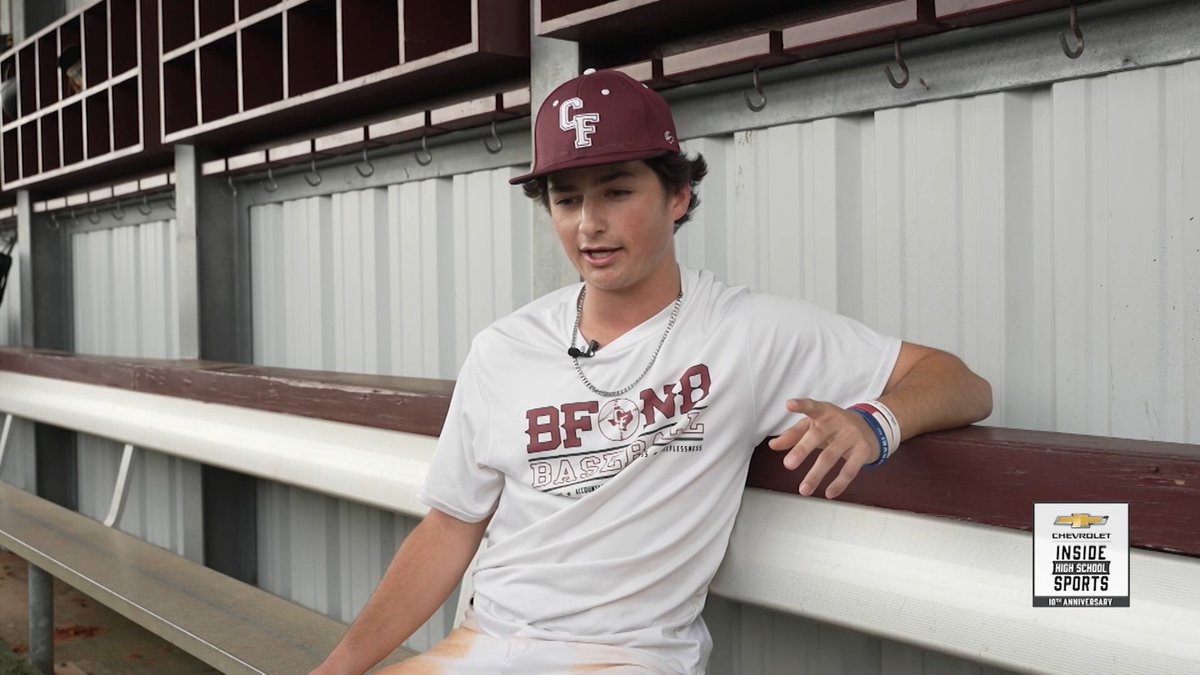 Wesley Worley’s love to play baseball was almost taken from him when he suffered a traumatic brain injury last February. Worley has defied the odds and returned to the diamond for Cy-Fair and is a true inspiration to his team and community. #ihss Wesley Worley Cy-Fair Bobcats Baseball