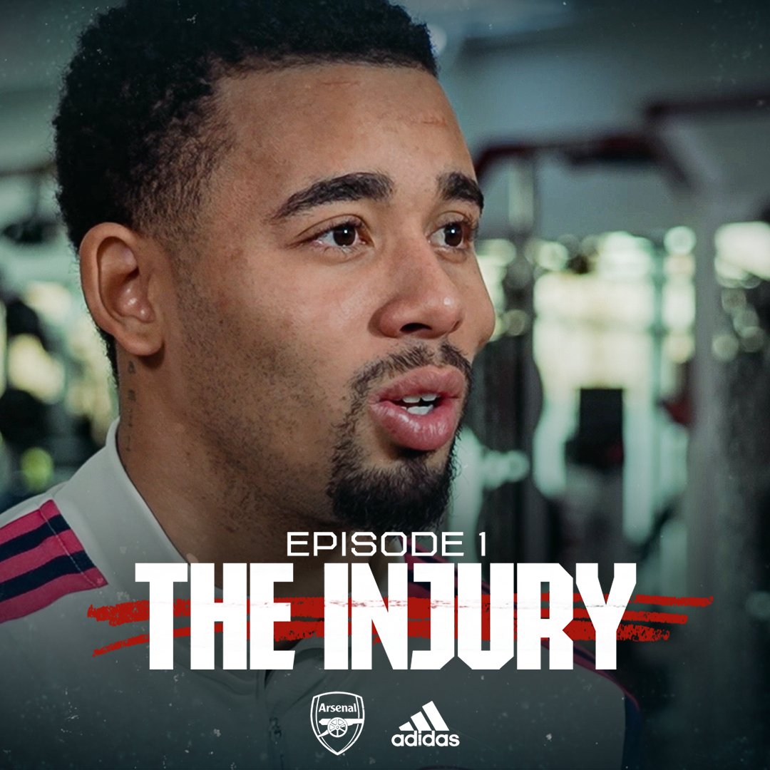 An unfortunate injury at an inopportune time. Gabriel Jesus's great start to life at Arsenal is rocked by knee surgery 🩼 Episode 1 of our documentary series is available exclusively to members now 👇