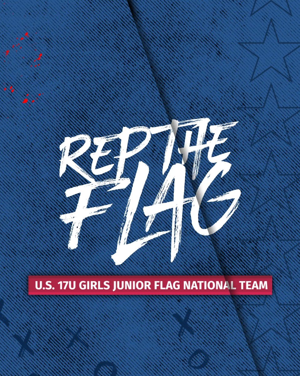 Introducing... The 2️⃣0️⃣2️⃣3️⃣ USA Football 17U Girls Junior Flag National Team! 🏈🇺🇸 #RepTheFlag