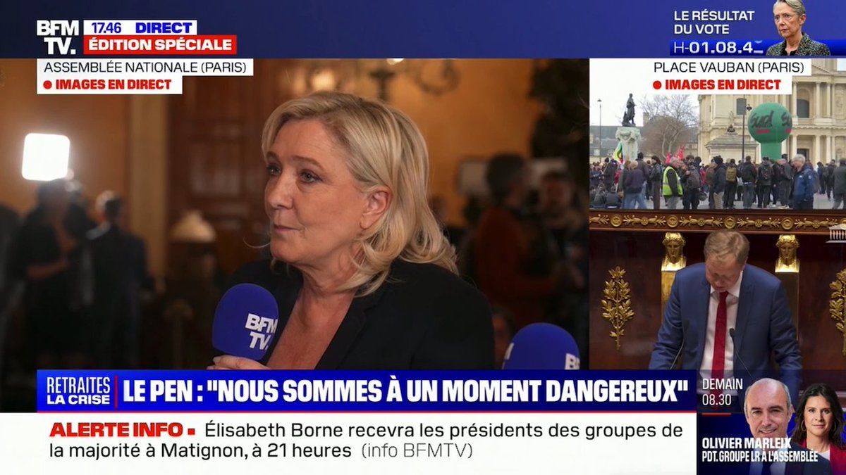 Si la motion de censure ne passe pas, et que le Conseil constitutionnel n'invalide pas ce texte, il restera un dernier moyen pour revenir sur la réforme des retraites : voter pour nous en 2027 !