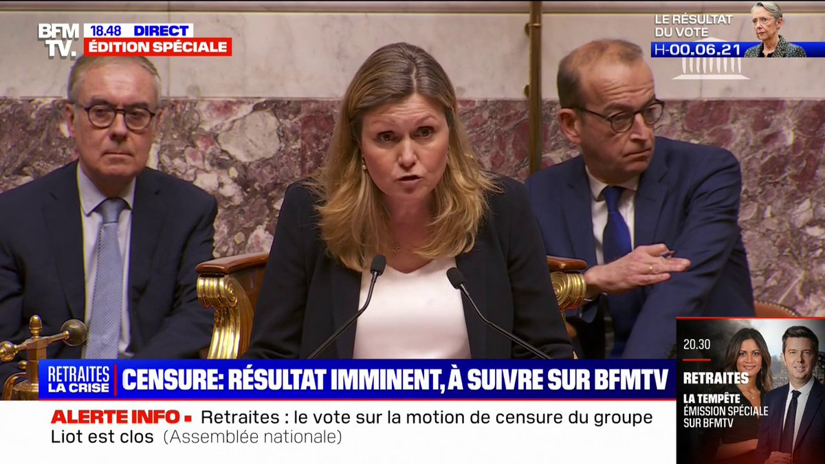 🔴 La motion de censure déposée par Liot est rejetée à 9 voix près