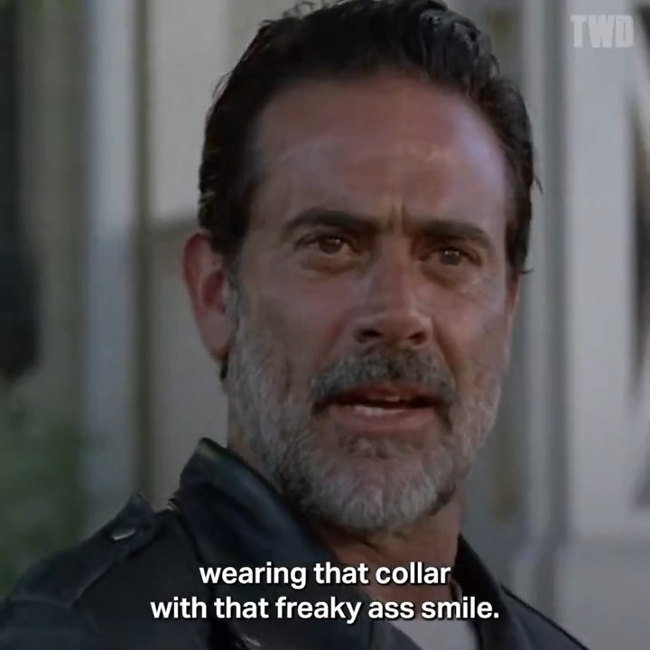 Negan was funny AF meeting Father Gabriel...