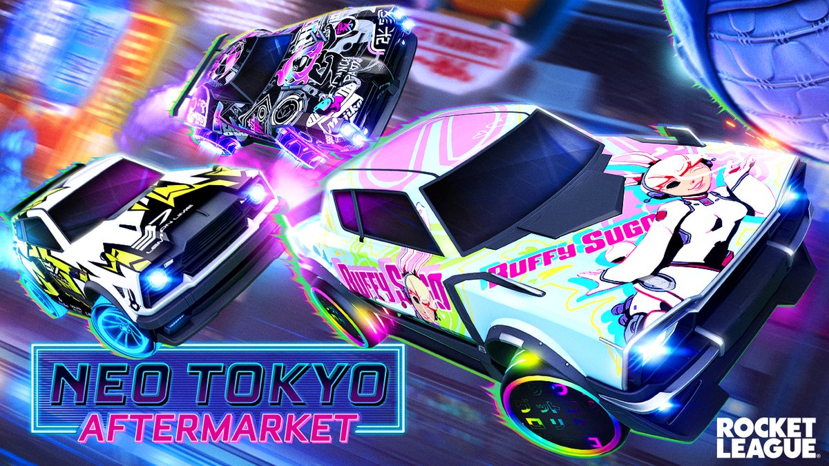 Welcome to the underground world of Neo Tokyo: Aftermarket! New Item Packs will hit the Aftermarket Item Shop Tab every two days alongside a few standalone Items that are inspired by the sights and signage of Neo Tokyo itself. Learn more in our blog: