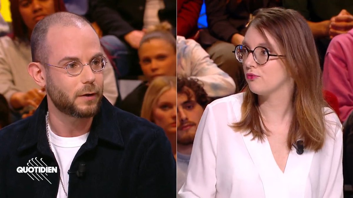 « D'après Emmanuel Macron, la réforme des retraites doit maintenant reprendre son "cheminement démocratique". Ma question est simple : quelle est, dans ce cas, votre définition de la démocratie ? » Ma chronique, face à Aurore Bergé, pour #Quotidien.