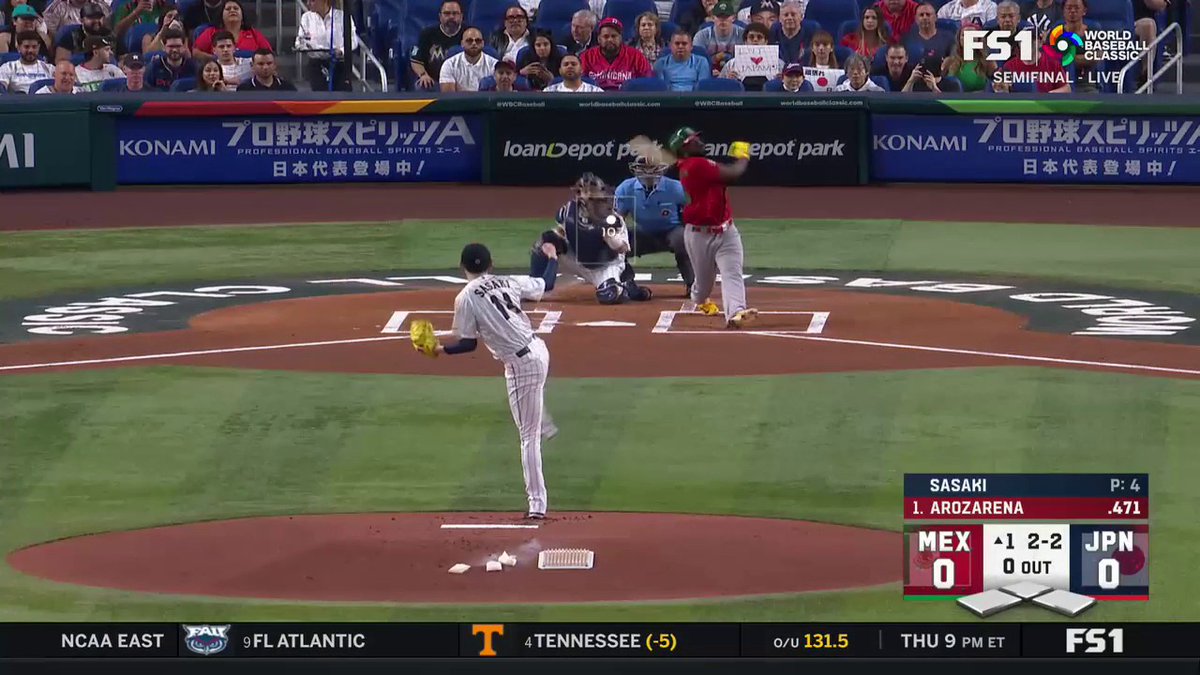 102. Roki Sasaki is not messing around tonight 😳🔥