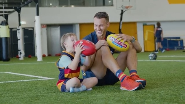 Jacob, Koa, Maggie and Jimmy. Four wonderful people who help make our Club what it is. Adelaide Crows Foundation #weflyasone #WorldDownSyndromeDay #withusnotforus