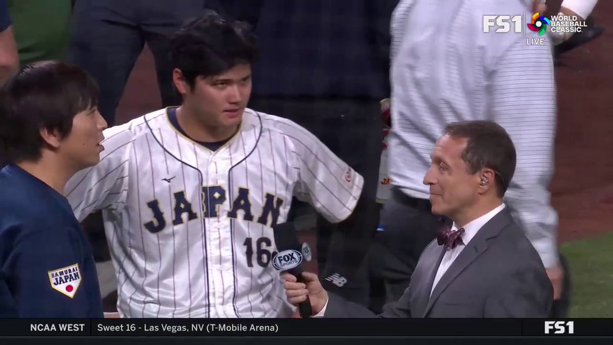 "I will definitely be prepared to pitch wherever, but before that I am going to have to hit and make sure I put some runs on the board before I pitch." Shohei Ohtani spoke with Ken Rosenthal after Japan's WILD walk-off winner 🇯🇵