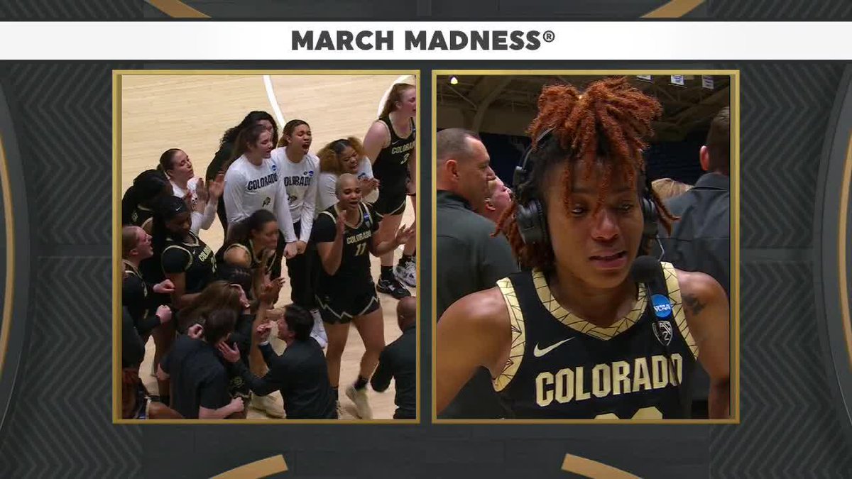 Jaylyn Sherrod had only one Power 5 offer coming out of high school and battled injuries throughout her career. As a senior, she just led Colorado Women's Basketball 🦬 to their first Sweet 16 appearance in 20 years 👏 #ThatsaW