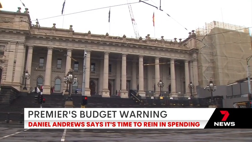The premier is warning Victorians to brace for upcoming budget pain as the state struggles to contain record debt. Bethan Yeoman #7NEWS