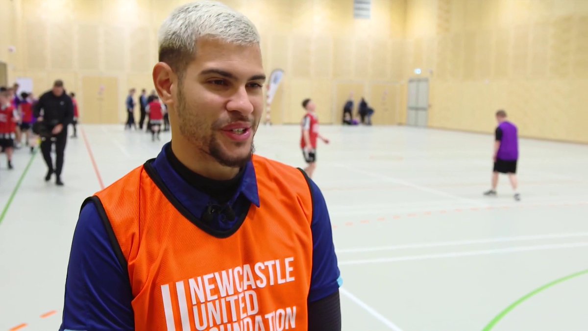 Your daily dose of heartwarming content 🥰 On World Down Syndrome Day, Newcastle United's Bruno Guimarães spends his day with the NUFC Foundation 👑⤵️