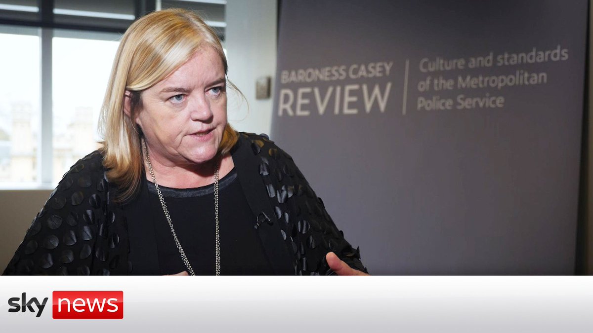 Baroness Casey concluded the Met is "institutionally racist, misogynist and homophobic" in her report, and said predatory and unacceptable behaviour has "been allowed to flourish"