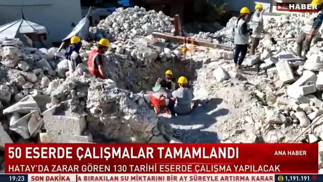 Tarihi ayağa kaldırmaya çalışıyorlar... 37 kişilik ekip enkaza dönen tarihi yapılarda görevde. 50 eserde çalışmalar tamamlandı. Habertürk TV Muhabiri Uzay Kesmen ve Kameraman Emre Altun'un haberi.