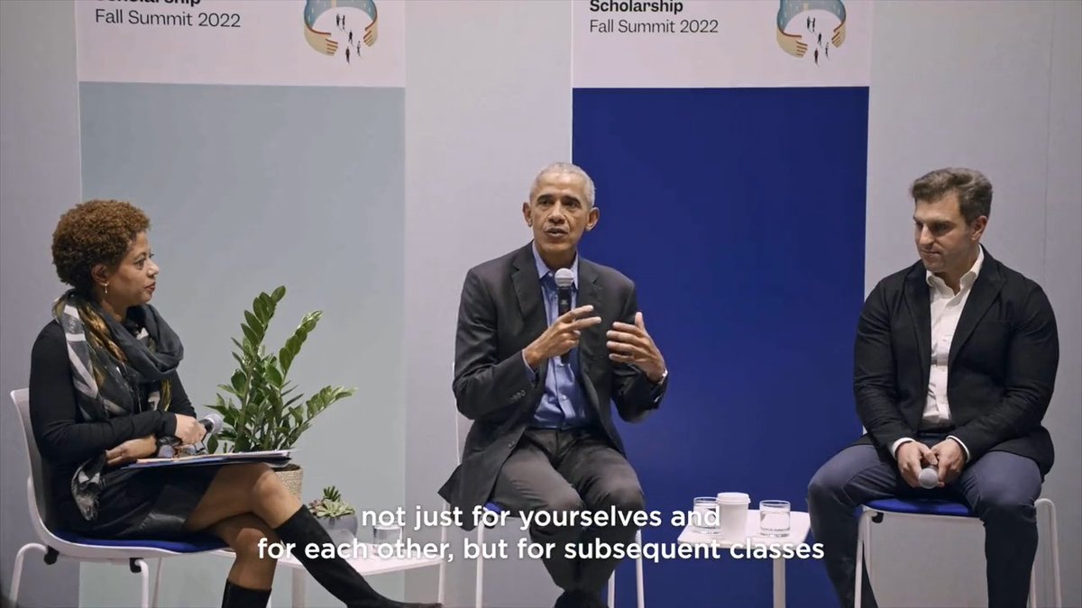 .@BChesky, Michelle Obama, and I created The Voyager Scholarship to support the next generation of leaders looking to pursue careers in public service. If you're a rising college junior in the United States, I hope you'll apply by this Wednesday, 3/22:
