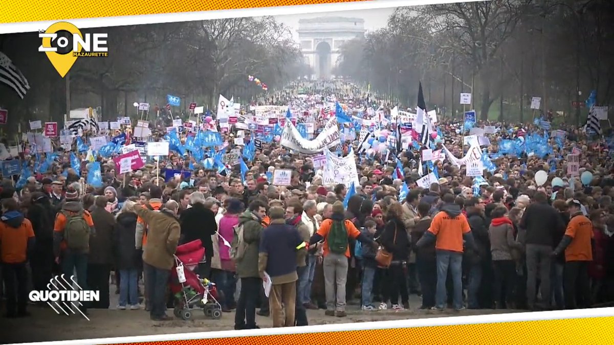 C’était il y a seulement dix ans… Jusqu’à trois cent quarante mille personnes protestaient contre la légalisation du mariage des personnes homosexuelles. 📍21h Médias, les 10 ans du mariage pour tous, c'est tout de suite sur TMC 🏳🌈💍