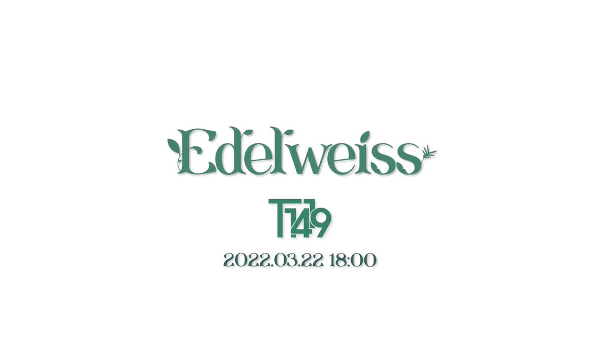 Deram o nome com essa! Há 1 ano o TFN/T1419 lançava 'Edelweiss'.