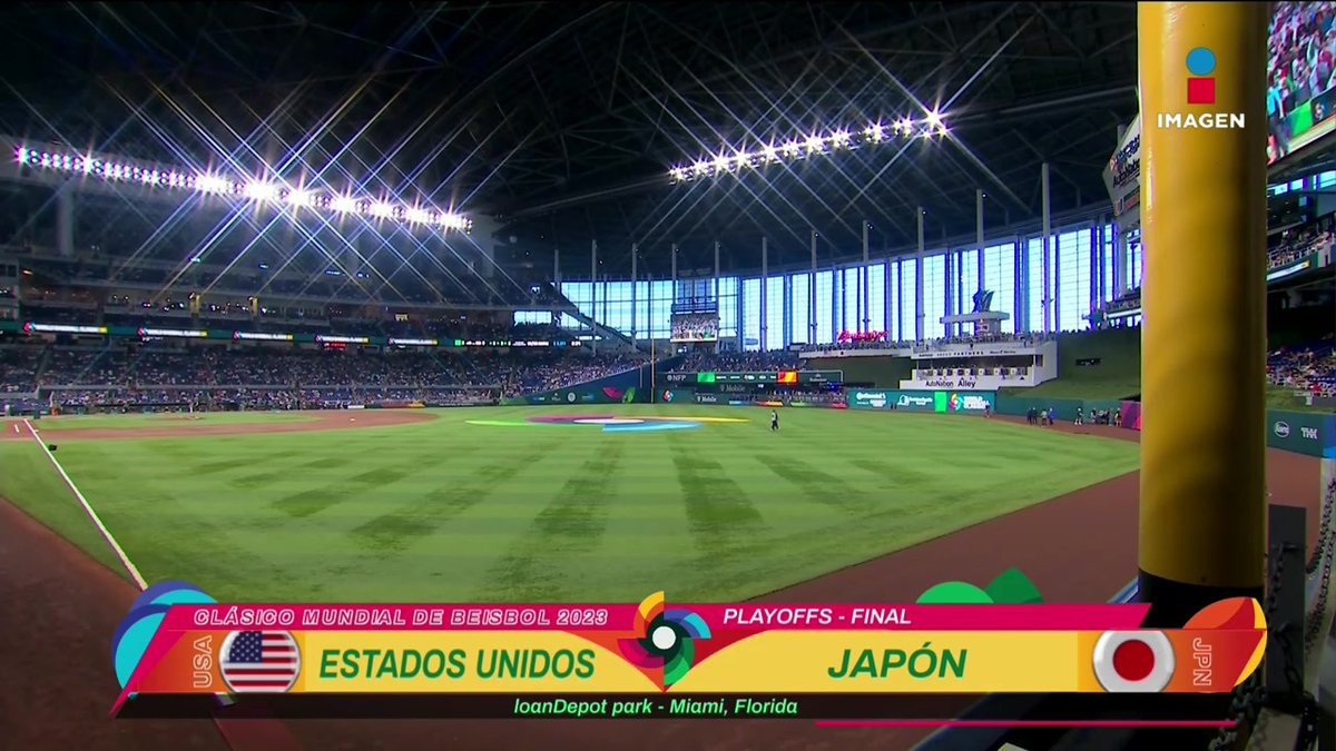 YA ESTAMOS EN VIVO CON LA FINAL DEL CLÁSICO MUNDIAL #USA🇺🇸 vs🇯🇵 #Japón Lo estás viendo por Imagen Televisión #LaCasaDelBeisbol #WorldBaseballClassic EN VIVO👉