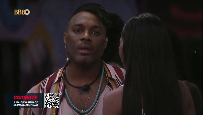 Fred Nicácio: "48 horas sem ver a luz do sol. Não tem pra onde correr. Ficar do lado desses racistas. Dormir do lado desses racistas. Olhar pra cara desses racistas" #BBB23