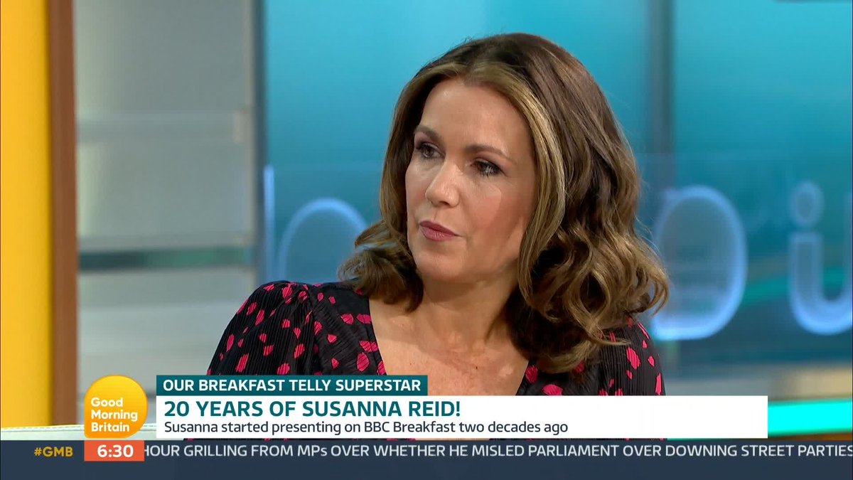 20 years of Susanna Reid on breakfast television 🙌