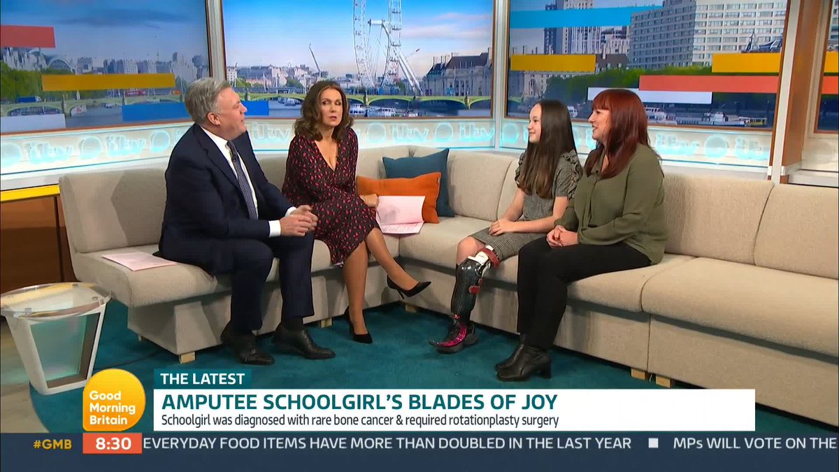 'I just love to challenge myself and go an extra step further.' After overcoming cancer, doctors had to reattach 12-year-old Amelia's leg backward in a rare surgery that would enable her to use prosthetics in the future. Amelia is now training to take on her first triathlon.