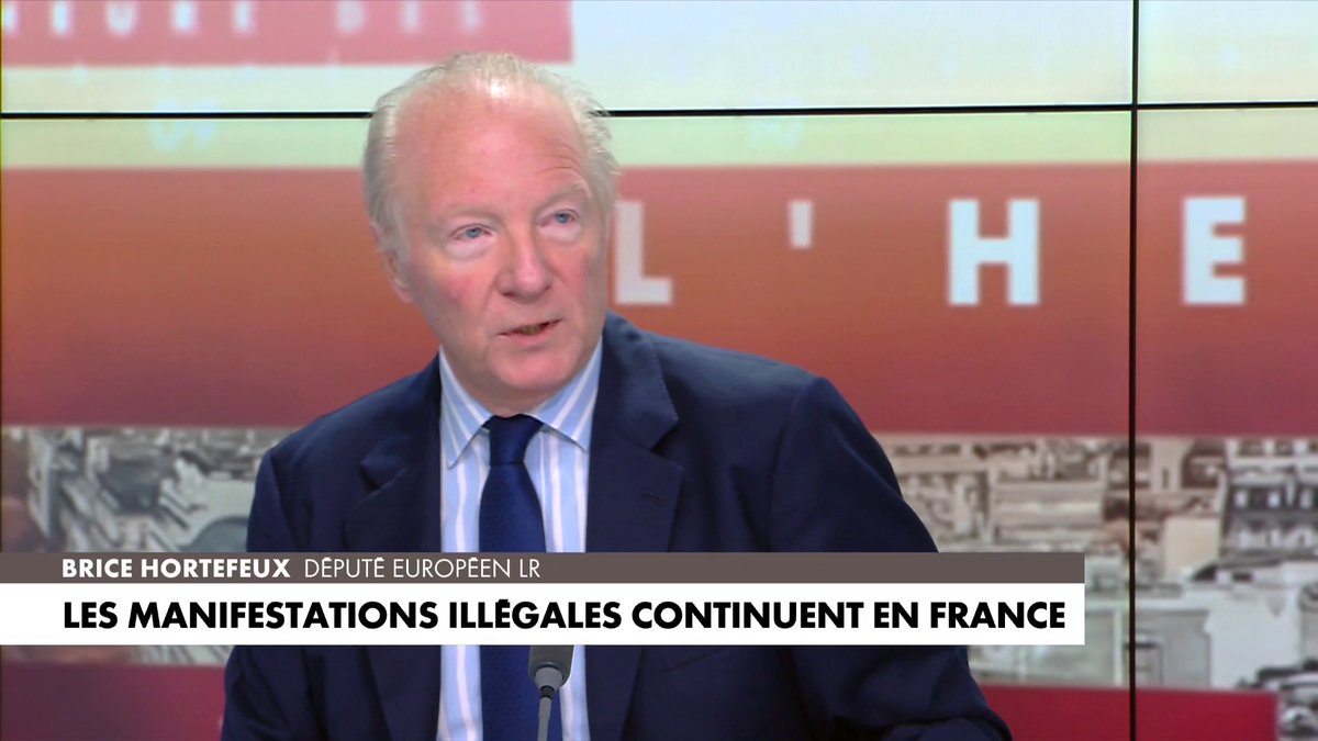 Brice Hortefeux sur les manifestations en France: «La pression sur les élus est absolument inadmissible, elle est croissante. C’est quelque chose que je n’ai pas connu, notamment quand j’étais en fonction», dans #HDPros