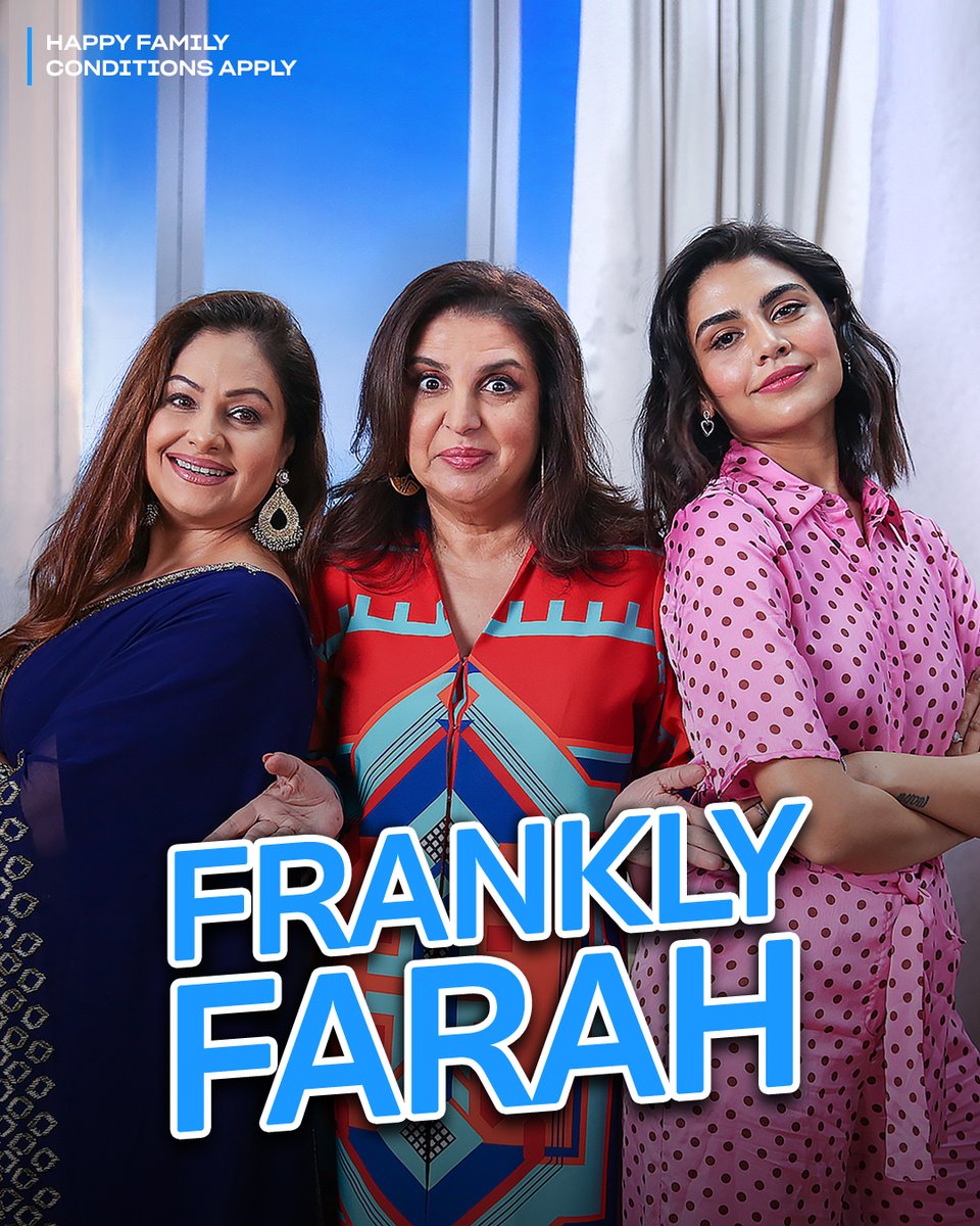 frankly, the #DholakiasOnPrime don't hold back when it comes to juicy gossip! aren't we right, TheFarahKhan? 😉 watch Happy Family Conditions Apply, now new episodes every Friday
