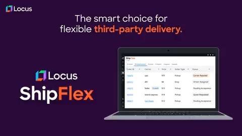 📢 Retailers and online sellers! Tired of the endless search for the perfect third-party delivery carrier? INTRODUCING: Locus ShipFlex, the smart choice for flexible third-party delivery!