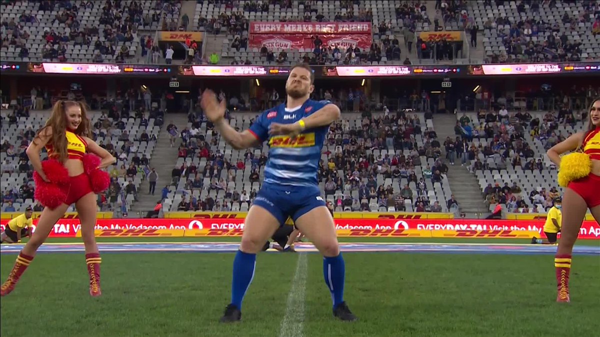 Last time the DHL Stormers met Leinster, Wiaan Laing and the dancers had the fans on their feet 👯