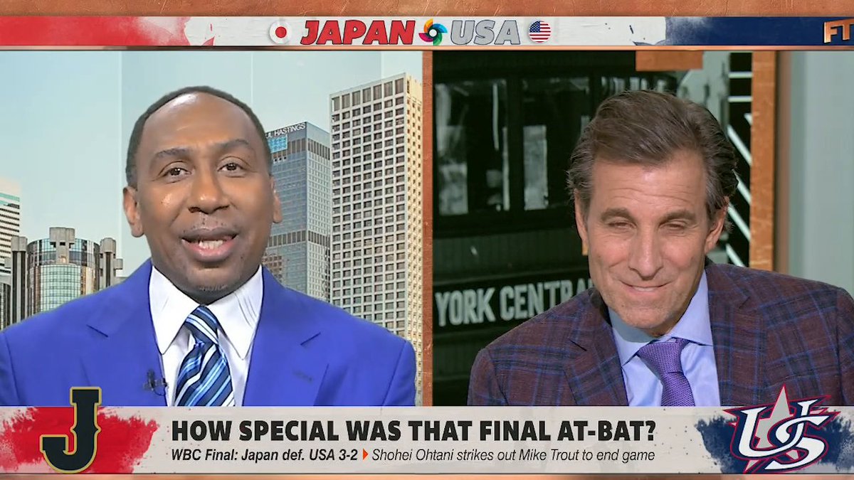 .Stephen A Smith WENT OFF on Chris Mad Dog Russo about appreciating the WBC 😦