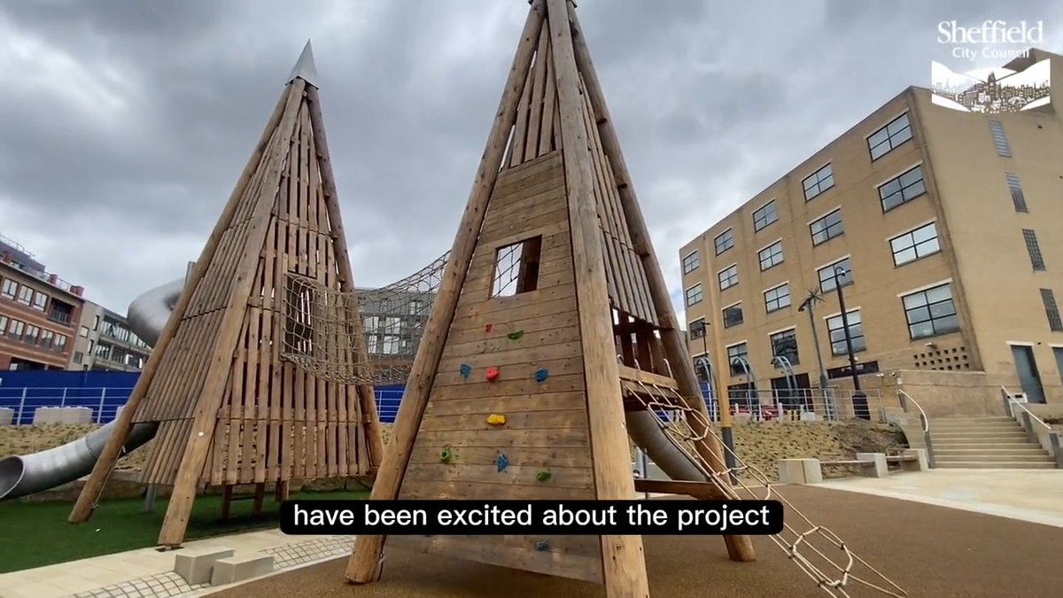 Pound's Park will be open for adventures in the Easter holidays! The new urban green space, named after Sheffield's first Chief Fire Officer, offers a fantastic place to play, relax, socialise - maybe even tuck into a picnic! #Parks #OutdoorCity #Regeneration #Sheffield