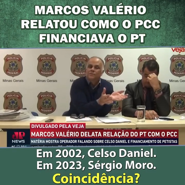 A prisão de membros do PCC que tinham um plano para assassinar Sérgio Moro é algo assustador, sobretudo um dia após a fala de lula demonstrando sua sede de vingança contra o ex-juiz. A relação do PT com o PCC é antiga. Precisa ser apurado com urgência!