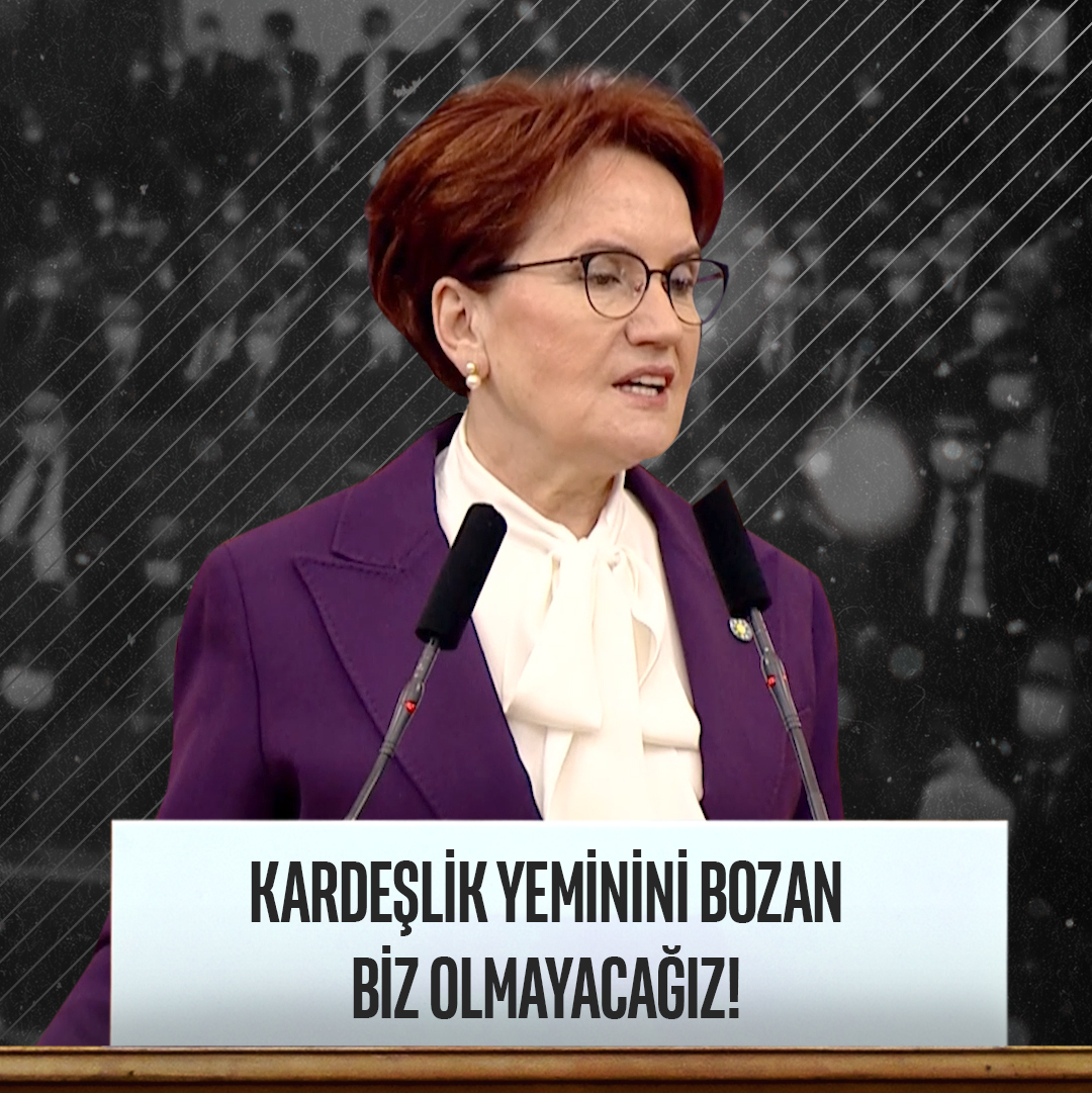 Her vatandaşımızı, bir büyük memleket sofrasına oturtma hayalimizden vazgeçmedik; Asla da vazgeçmeyeceğiz. İcazetini nereden aldıkları belli olmayanların karşısında; Çanakkale’de kanlarımız üzerine ettiğimiz o kardeşlik yeminini bozan biz olmayacağız!