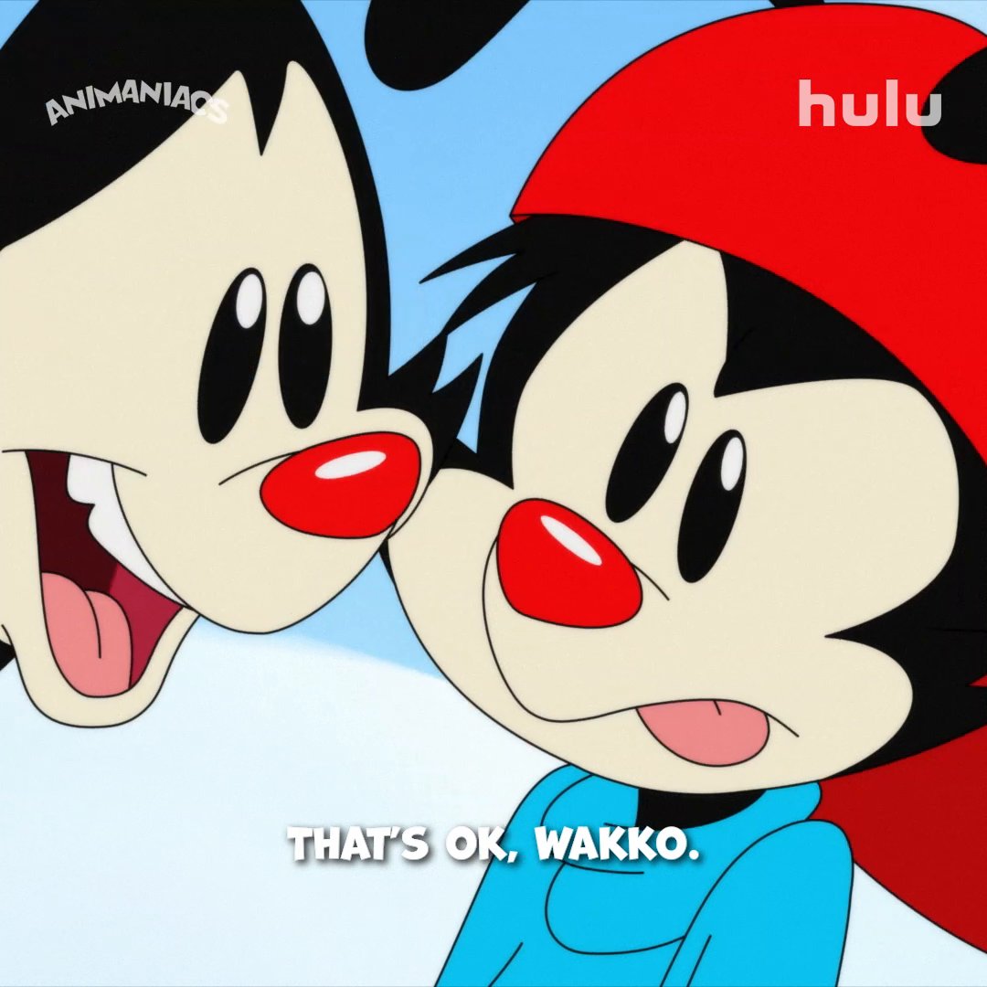 Wakko's on a seafood diet. He sees food, he's gonna eat it. 😜 #Animaniacs