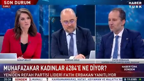 Yeniden Refah Partisi'nin oy oranı kaç? İkinci turda kimi destekleyecekler? Muhafazakar kadınlar 6284'e ne diyor? Yeniden Refah Partisi Genel Başkanı Dr. Dr. Fatih Erbakan #HabertürkGündem'de açıkladı.