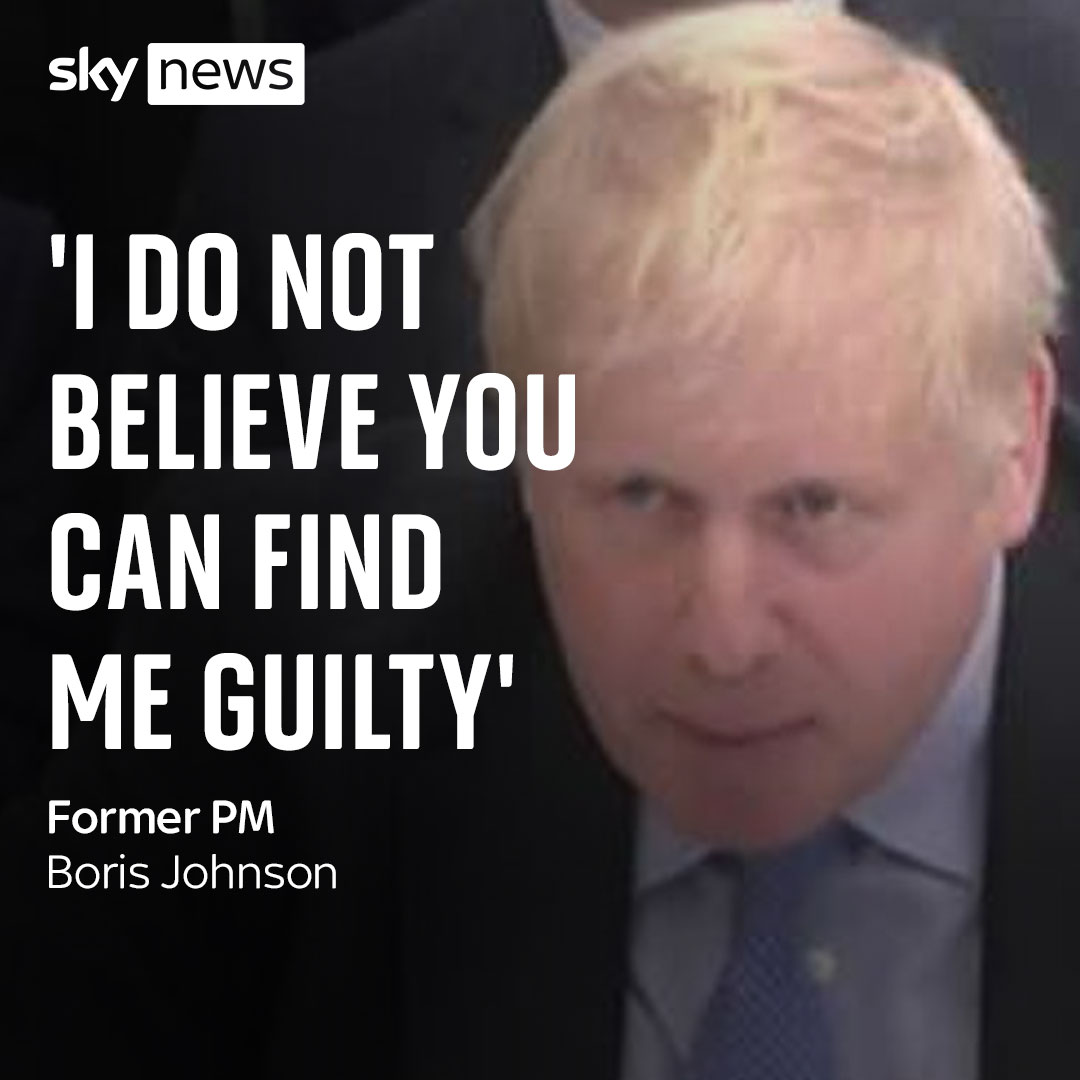 Mr Johnson faced about three hours of questioning by the cross-party privileges committee as it determines whether he misled parliament by denying that events in Number 10 during the pandemic broke COVID regulations. Latest: