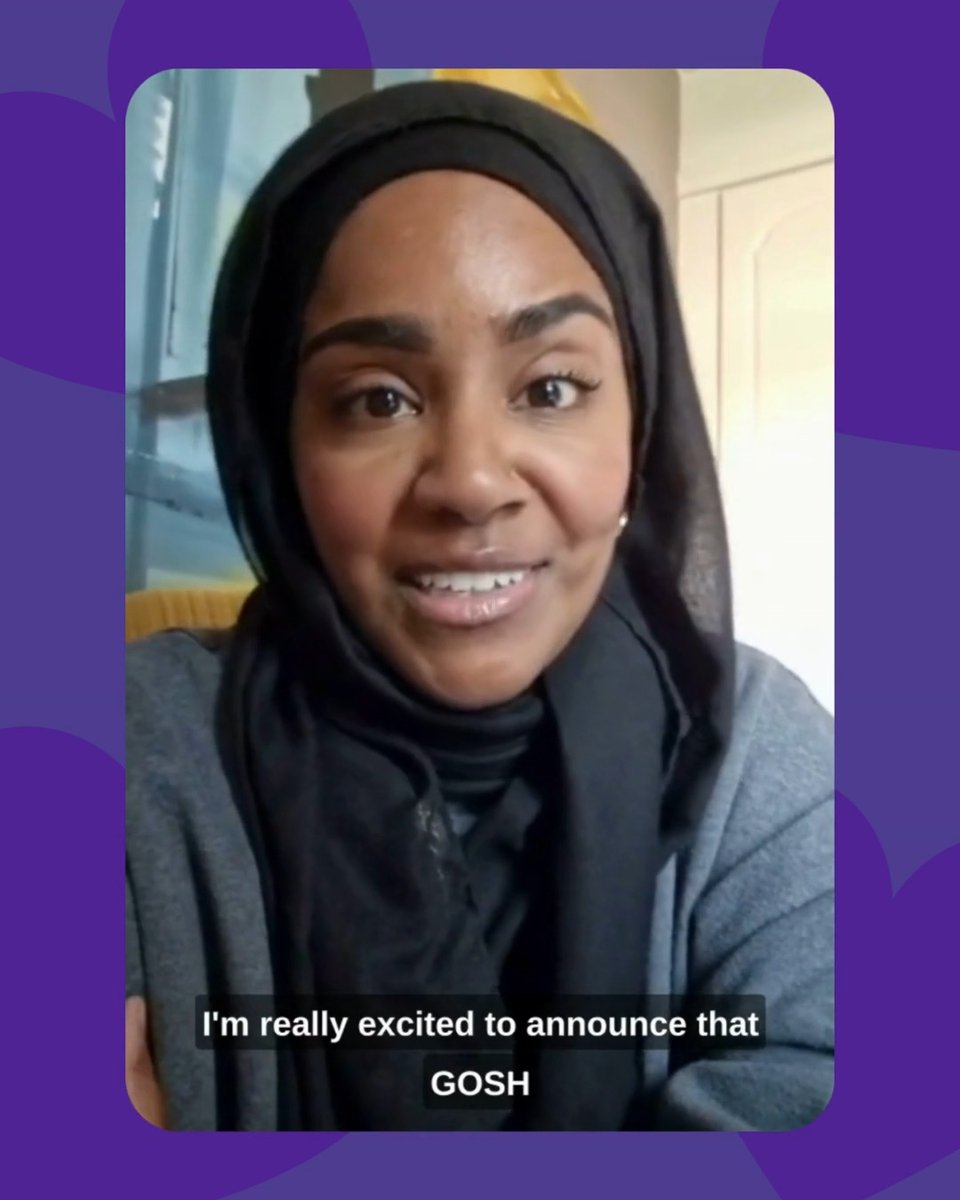 📣 Our friend Nadiya Jamir Hussain is here to share how your little artist can enter our Eid card design competition 🎨 Open to all children up to 16 years, the winner will have their design printed on our official GOSH Charity Eid cards 💜 Find out more: