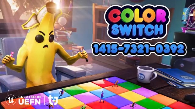 Welcome to Color Switch! 🌈 More advanced than ever, developed entirely in the Unreal Editor for Fortnite. Available now:
