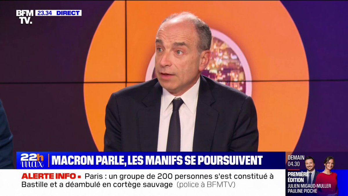 Jean-François Copé (Jean-François Copé) appelle Emmanuel Macron à recomposer la majorité "avec des LR qui sont prêts à le faire"
