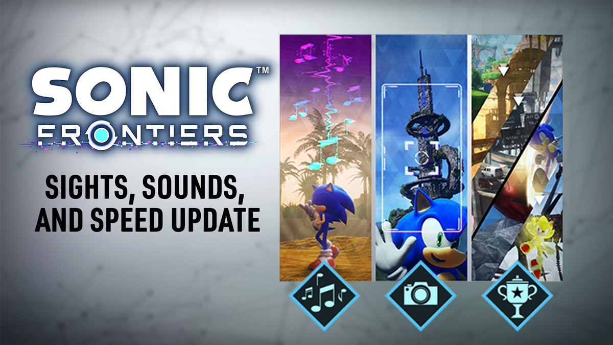 Get ready to take Sonic Frontiers to the Extreme [difficulty]! The Sights, Sounds, &amp; Speed update is available now!