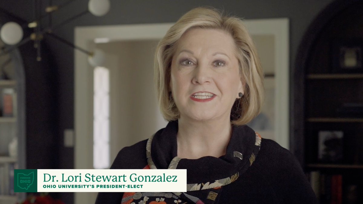 “I can imagine no better way to give back and no better place to do it.” 💚 Get to know President-Elect Gonzalez, her history of service in public higher ed and the history she’ll be making as the first woman to serve as president of Ohio University. »