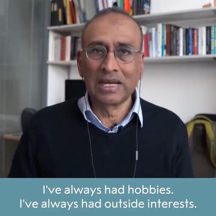 "Think of science as a marathon and not as a sprint." How do you keep a healthy work-life balance as a scientist? Listen to 2009 chemistry laureate Venki Ramakrishnan's advice on how to achieve a good work-life balance. #NobelPrize