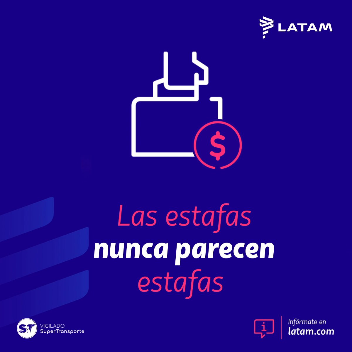 ¡Las estafas nunca parecen estafas! 🙂😈 Te invitamos a seguir estas recomendaciones de cyber seguridad que debes tener en cuenta al postular a una vacante laboral con nosotros. 🧑💻 Conoce más aquí: