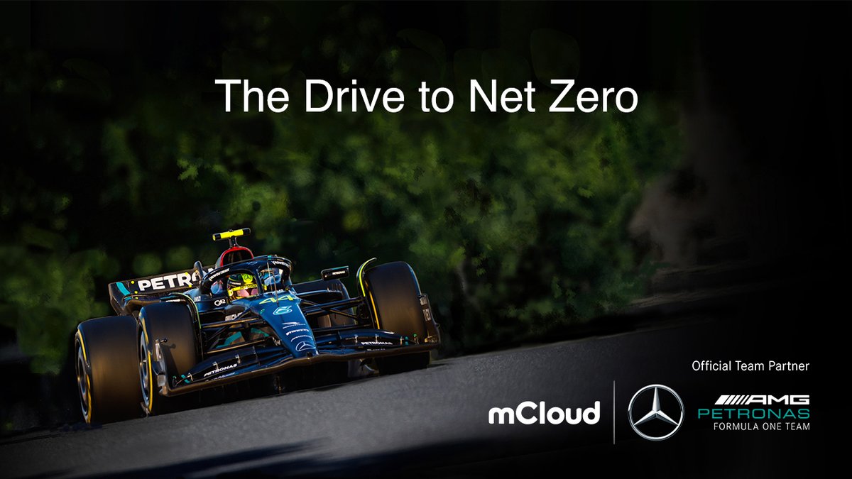 Harnessing the power of technology, for our journey to Net Zero. 💚 Working with mCloud Technologies Corp for sustainable high performance, on and off the track.