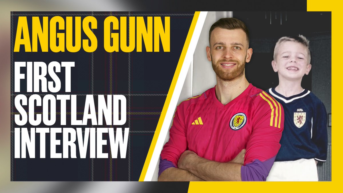 ๐ฃ "I'm excited and I've been looking forward to this moment." Hear from Angus Gunn, as he reflects on his first Scotland call-up, his family connections to the National Team, and looks ahead to two upcoming matches at a packed Hampden Park.