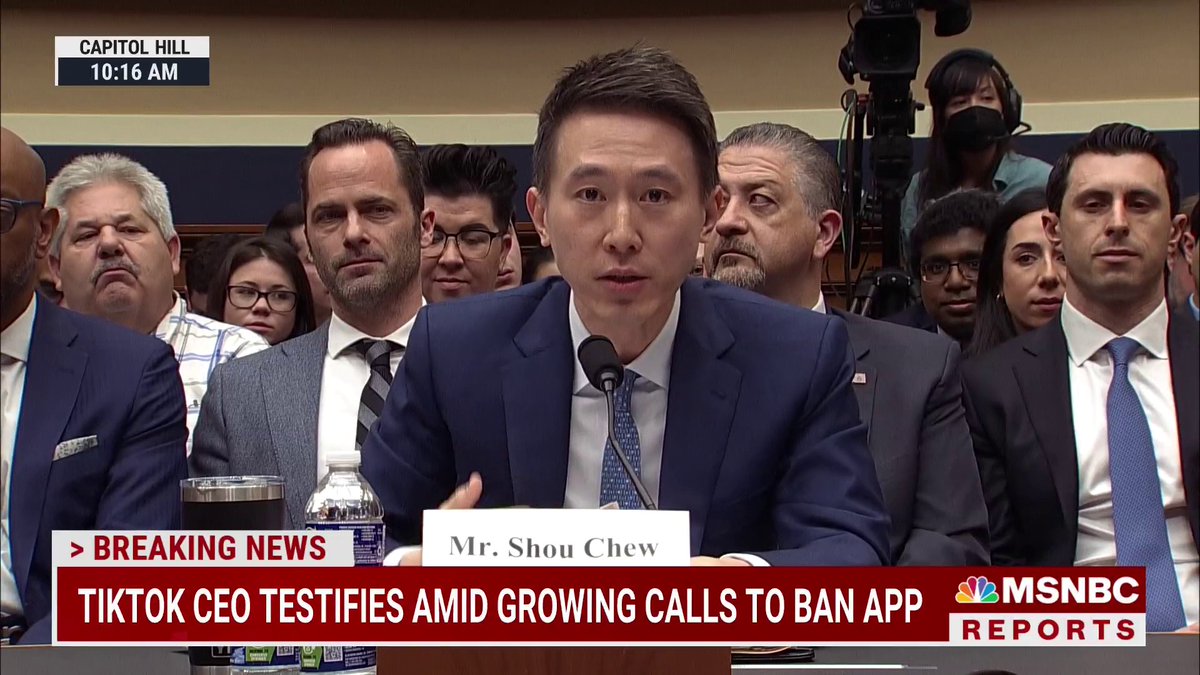 TikTok CEO testifies amid growing calls to ban app: “The bottom line is this – American data is stored on American soil by an American company overseen by American personnel.”
