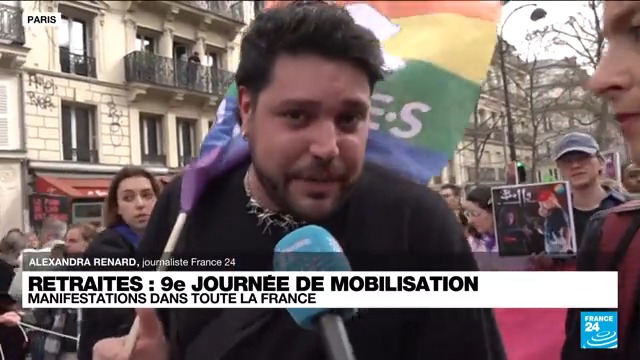 "Ils essaient de nous terroriser ; ils n'y arriveront pas" martèle ce jeune manifestant au micro d'ALEXANDRA RENARD
