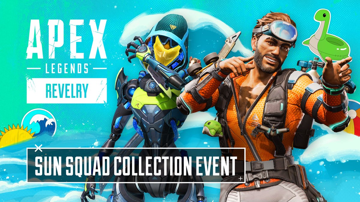 Sun’s out, guns out 😎 the Sun Squad Collection Event is coming! See how well you can handle the heat in the new limited-time mode Heatwave and unlock collectibles to earn Ash’s Heirloom, the Strongest Link. Check it out when it starts on March 28! ☀️: