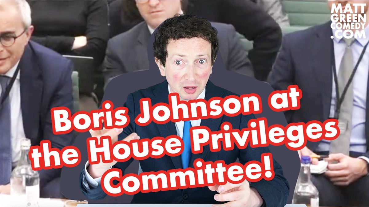 Boris Johnson at the House Privileges Committee!