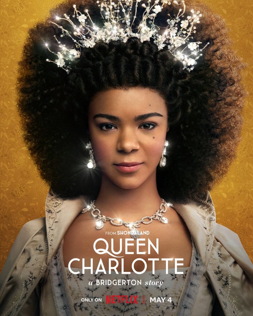 Long may she reign. Queen Charlotte: A Bridgerton Story arrives on May 4.